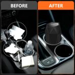 Car Trash Can with Lid - 2-Pack, Interior Accessories for Vehicles, Leakproof Garbage Can with 30 Detachable Trash Bags, Multipurpose Organizers and Storage Solutions for Home and Office - Image 6