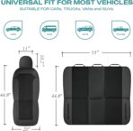 Skechers Car Seat Covers,GOGA Mat Oxford Cloth Seat Covers,Waterproof Car Seat Covers Front Seats,Automotive Universal Fit Seat Cover for Most Cars, Suvs, Trucks,Black - Image 5