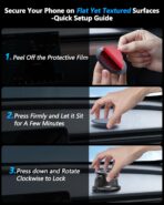 Magnetic Phone Holders for Your Car [89+LBS Suction & 3200gf Magnetic] Magsafe Car Phone Mount, Vacuum Suction Cup Car Mount for iPhone 17 Pro Max Mens Gifts for Birthday Anniversary Father Day - Image 9