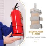 Fire Extinguisher Strap with Base Gray Adjustable Mounting Bracket for Vehicle Car Fire Extinguisher Holder Secure Fixing Strap for Truck and Utv Safety - Image 6