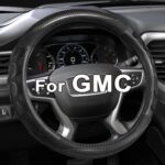 GIANT PANDA Steering Wheel Cover for GMC Sierra Acadia Terrain Yukon(3D Honeycomb-Gray-Standard Size)