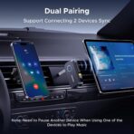 UGREEN Bluetooth 6.0 Receiver for Car with LDAC, AI Noise Cancelling 3.5mm AUX Bluetooth Car Adapter, Hi-Res Wireless Audio Receiver for Home Stereo/Wired Speaker with Hands-Free Call,15H Battery Life - Image 8