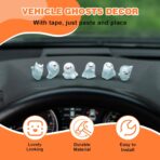 Luminous Ghost Car Dashboard Decor, 6PCS Fun Ghost Car Dash Decorations, Rear View Mirror Ornament, Interior Accessories for Home Office - Image 4
