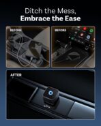 Ottocast Mini Cube 3.0 Wireless CarPlay & Android Auto Adapter 2026– Plug & Play, Fast Auto-Reconnect (Black) - Image 8