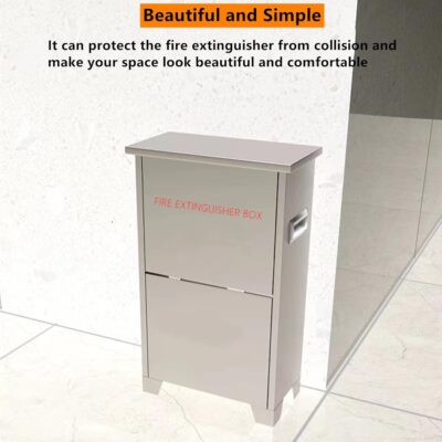 Stainless Steel Fire Extinguisher Cabinet for 5-10 pounds Extinguisher 20'' x 12.7'' x 6.9'' Accommodate Two Extinguisher Indoor/Outdoor Ground Fire Extinguisher Box Waterproof Dustproof - Image 5