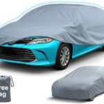 Leader Accessories Car Covers for Automobiles All-Weather Limited Waterproof, Breathable Full-Exterior Covers for Indoor and Outdoor Use, Fits Sedans 196"-205"