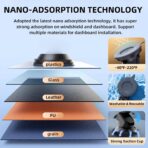 Carplay Screen Mount, Bendable Flexible Dashboard Suction Cup Bracket for 7Inch 9Inch 9.3 Inch 10.26 Inch Portable Car Play Windshield GPS Mount Phone Holder - Image 3