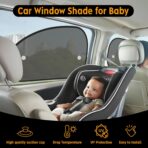 2026 New Upgrade Car Window Shades for Side Window 25"X15"(2 Pack),Car Window Shade for Baby Suction Cup,Sun Shade Side Window Can Blocks 99.98% UVR - Image 6