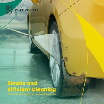 YHTAUTO Set of 4 Mud Flaps Splash Guards Accessories Replacement for Toyota Camry 2007 2008 2009 2010 2011 Sedan, Excluding SE Model, Front and Rear LH RH, Black - Image 6