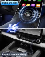 Wireless CarPlay Adapter for Apple iPhone（2026 Upgraded） Mini Design, Converts Factory Wired to Wireless Adapter for CarPlay, Plug and Play, Auto Connect Fast and Stable(Black) - Image 5