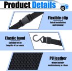 Car Purse Holder Between Seats, Leather Auto Front Seat Handbag Organizer Pocket, Large Capacity Car Net Pocket Handbag Holder, Backseat Barrier Storage Bag Fits for Car, Truck, SUV - Image 5