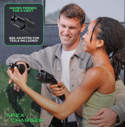 MACH 2:Fast Level 2 EV Charger 48 amp Garage-pro wall-Mount. Electric Vehicle Charging Station 4 Nema 14-50 Outlet. J1772 car Connector. Key Accessories: 30ft Cable & Tesla NACS evse Portable Adapter - Image 9