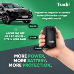 Tracki Pro GPS Tracker for Vehicles – Magnetic Waterproof 4G LTE Car Tracker, Long-Life Battery Up to 7 Months, Unlimited Distance, Smart Alerts, Hidden Tracking Device (Subscription Required) - Image 3
