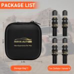 4PCS Tire Deflator,10-30 PSI Adjustable Auto-Stop Tire Deflators Offroad Accessories,Air Down Tire Deflators 4x4,Screw-on Air Down Tire Tool for Trucks,Motorcycle,Jeep - Image 6
