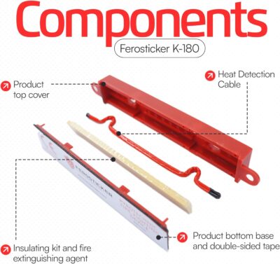 Small Automatic Fire Extinguisher – Non-Toxic, Compact & Maintenance-Free Household Fire Protection for Electric Boxes, Solar Generators, Vehicles, Lithium Batteries, Ship Cabins. - Image 6