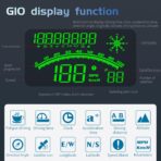 Heads up Display for Cars Speedometer for Car, HUD Digital Speedometer for Car with Speed Alarm, Fatigue Driving Reminder, Upgraded 5.5" large-screen, Heads up Display Suitable for All Vehicles - Image 5