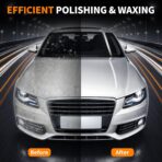 Buffer Polisher, 1600W 6"/7" Rotary Car Polisher with 7-Speed(1600-3500 RPM), Car Buffers and Polishers Kit for Cars, Boats, Floors, Furniture - Image 6