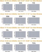 2 Pack Car Curtains Window Shades UV Protection Auto Privacy Shade Valances for Side Window Universal Windshield Sunshade Van Curtain Mesh Screen Blocks Heat Sun Shield Keeps Vehicle SUV Cool - Image 3