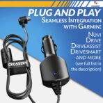 Car Charger Power Cord for Garmin Nuvi GPS, Garmin GPS Power Cord Replacement 5ft Long, Mini USB Charging Cable fit for Nuvi, Dezl, Drive, DriveSmart, DriveAssist, RV, Zumo (Without Traffic) - Image 3