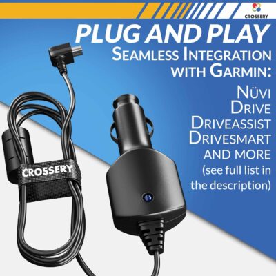 Car Charger Power Cord for Garmin Nuvi GPS, Garmin GPS Power Cord Replacement 5ft Long, Mini USB Charging Cable fit for Nuvi, Dezl, Drive, DriveSmart, DriveAssist, RV, Zumo (Without Traffic) - Image 3