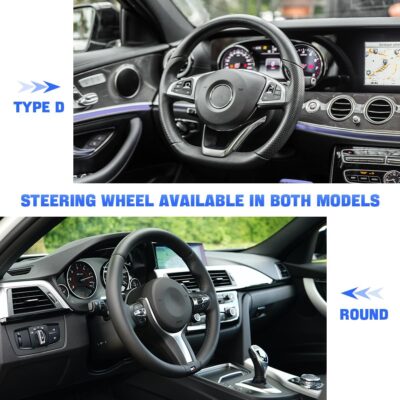 zipelo 14.5"-15" Car Steering Wheel Cover, Auto Interior Wheel Protector with Durable Soft Breathable Anti-Slip Linging Leather, Universal for Vehicles Trucks SUVs Accessories for Men Women (Coffee) - Image 4