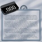 M1 White Windshield Projection Heads Up Display, Digital GPS Speedometer with Speed, Travel Direction Function, and Overspeed Alarm, Fatigue Driving Alarm， Suitable for All Vehicles - Image 7