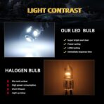 YM E-Bright 20-Pack T10 194 Led Bulb, White 5050 5 SMD 2825 W5W 912 168 LED Bulb Replacement For Car Interior Lights Clearance Wedge Dome Trunk Dashboard License Plate Light Lamp DC 12V - Image 5