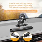 Kwak's Car Dashboard Decor Cute Interior Accessories Ornaments (Black) - Image 6