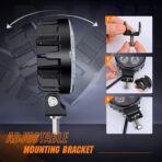 Nilight 2PCS 3Inch Led Pods Round 1500LM Built-in EMC Work Light 90° Flood Beam Angle for Offroad Lights Side Light Rear Back-Up Light for Tractor Truck Motorcycle Boat ATV UTV - Image 8