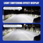 Pack-2 Car H7 Halogen Bulbs, 55W 12V Quartz Lamp, Super Bright Beam Low/High Beam Fog Light Replacement, All-in-one Plug and Play Bulb, Universal Lighting Accessories for Cars (White Light) - Image 6