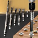 Long Screwdriver Bit Set Non-Slip Phillips Head Power Drill Electric Screwdriver Bits for Power Drilling Magnetic Car Tools (25L+50L+65L+70L,4pcs)