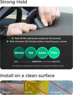 iOttie Velox Magnetic Flush Car Mount - Compatible with MagSafe iPhones, Including iPhone 12, 13, 14, and 15 Series - Image 4