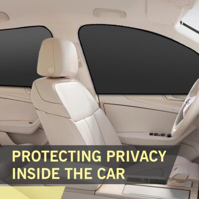 4PCS Auto Window Shade, Magnetic Side Window Sun Shade, Block Light Car Window Covers, Heat Insulation and UV Protection Car Curtain, Universal Interior Accessories - Image 7
