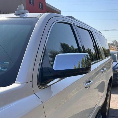 AUCERAMIC Chrome Mirror Cover Caps Compatible with 2015-2019 Chevy Tahoe Suburban GMC Yukon/Yukon XL (2 Pcs Chrome Side View Mirror Covers Replacement) - Image 6