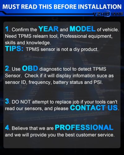 Pre-Programed TPMS Sensor for:-Toyota 2005-2015 Tacoma 2007-2011 Camry 4Runner for:-RAV4 for:-Lexus IS250 2006-2015 RX350 Tire Pressure Monitoring Sensor # 4260706011, 315MHz (Set of 4) - Image 5