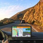 GPS Navigator for Car, Latest 2026 Map 7 inch Touch Screen Car GPS 256-16GB, Voice Turn Direction Guidance, Support Speed and Red Light Warning, North America Lifetime map Free Update(Grey) - Image 2