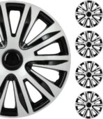 SCITOO Premium 16 Inch Hubcaps Set of 4 Wheel Rim Cover OEM Style Easy Snap On Car Truck SUV Hub Cap Replacement for Dodgefor Honda,for Mazda,for Kia,for Ford,for Mitsubishi,for Hyundai,etc.