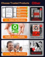 VANMASS Phone Holders for Your Car 2026 Ultimate Phone Mount Military-Grade Windshield Dashboard Vent【Newest Best Strongest】 Cell Phone Car Mount for iPhone 16 Pro Max 15 Samsung Android,Blue - Image 6