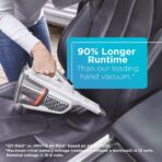 BLACK+DECKER Dust Buster Hand Held Vacuum Cordless Rechargeable, Portable Vacuum for Car, Extended Runtime, Powerful Suction, Extra Long Crevice Tool, AdvancedClean+ (HHVK320J10) - Image 6