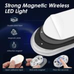 4PCS Wireless Led Lights for Car with Remote,8 Colors Car Interior Lights,Portable Rechargeable Led Night Light,Music Sync Color Change Lights. - Image 6