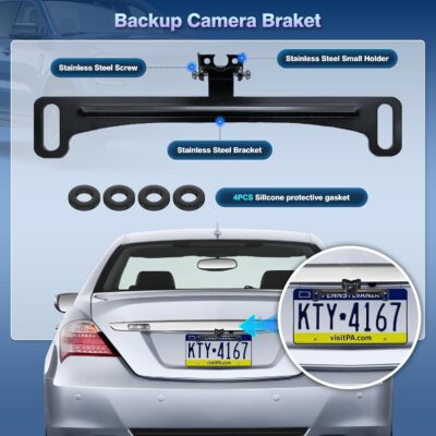 Carplay Screen for Car, 10.26'' Upgrade Wireless CarPlay & Android Auto Car Play Screen with 60PFS,1080P Backup Camera (with a Camera Bracket), GPS Navigation, Voice Control for All Vehicles - Image 5