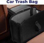 Car Trash Can, Foldable Trash Can Collapsible Hanging Trash Bag for Car Seat, 2 Gallons Leakproof Garbage Bags, Cars Must Haves Interior Accessories Essentials - Image 8