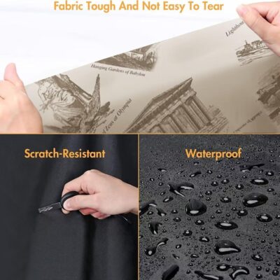 210D Full car Cover Suitable Compatible with Mercedes C-Class C300 2016-2021,All-Weather car Cover,Sun Protection, rain Protection, dust Protection, Wind Protection (Brown) - Image 2