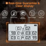 GUTA Trailer Tire Pressure Monitoring System - RV TPMS, 4 Sensors, 6 Alert Modes, Power Saving Display, Long Sensing Distance, Without Repeater, for Maximum 3 Trailers (T1/T2/T3), for Camper, RVs - Image 3