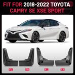 BDFHYK Mud Flaps Splash Guards 4PCS Front & Rear Side Mud Guards Compatible with Toyota Camry SE XSE 2018-2022 - Image 2