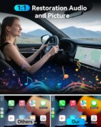 Burnt Sugar Wireless Carplay Adapter for iPhone 2026 Upgraded, Ultra-Mini USB Design for Apple Car Play Convert Wired to Wireless, Stable Low-Lag GPS Plug & Play for iOS 10+ & Cars from 2016+ (Gray) - Image 8