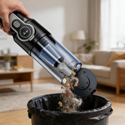 Cordless Handheld Car Vacuum Cleaner for Car Interior, Strong Suction Portable Vacuum for Pet Hair & Quick Home Cleaning, Rechargeable with LED Light & Attachments - Image 5