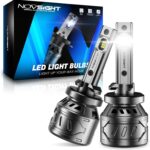 NOVSIGHT 880 LED Fog Light Bulbs - 6500K White 60W 13000LM Bright 899 885 893 LED Fog Lights, Plug and Play Fast Cooling Fog Light Bulbs Replacement, IP68 Waterproof, Pack of 2