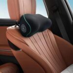 Really Soft Car Headrest Pillow, Car Pillow for Driving with Adjustable Strap, 100% Memory Foam Neck Pillow, Breathable Removable Cover & Ergonomic Design - Travel Car Neck Pillow(Lightblue Side Rope)