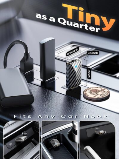 Mini Wireless CarPlay Adapter for iPhone & Android Auto (2026 Upgrade), No Delay, Fast & Stable Connection, Plug & Play, Converts Wired to Wireless Carplay Dongle for 2016+ Cars, USB-A/Type-C Port - Image 6